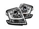 OLED Halo Projector Headlights; Chrome Housing; Clear Lens (15-20 Tahoe)