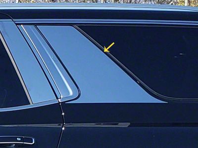 Pillar Post Trim; Stainless Steel (21-25 Tahoe)