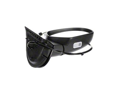 Powered Folding Heated Side Mirror with Turn Signal and Puddle Light; Passenger Side; Black (07-13 Tahoe w/o Auto Dim & Memory Mirrors)