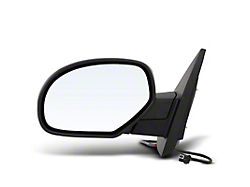 Powered Heated Mirror; Driver Side; Black (07-14 Tahoe)