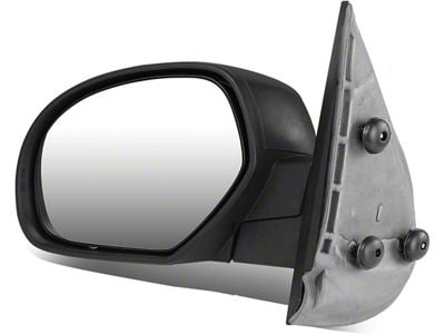 Powered Heated Side Mirror; Black; Driver Side (07-14 Tahoe)