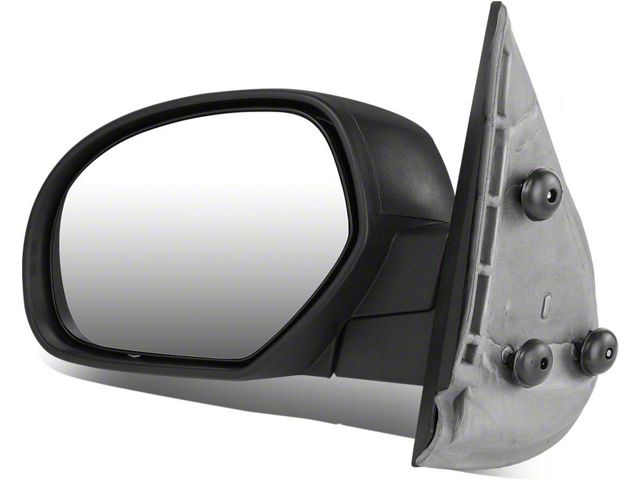 Powered Heated Side Mirror; Black; Driver Side (07-14 Tahoe)