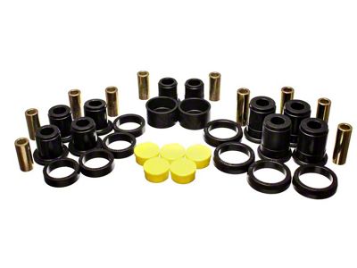 Rear Control Arm Bushings; Black (2007 Tahoe)