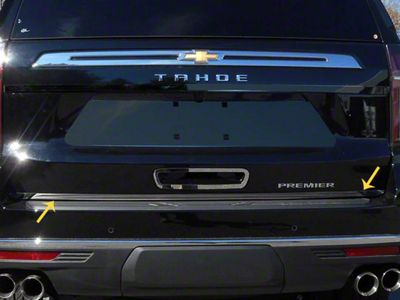 Rear Deck Trim Accent; Stainless Steel (21-25 Tahoe)