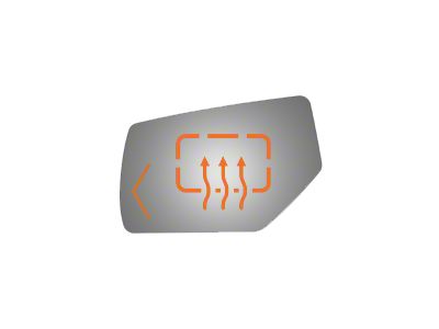 Redi-Cuts Drop Fit Heated Side View Mirror Glass with Turn Signal; Driver Side (15-20 Tahoe)