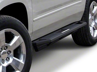 Rocker Armor Side Step Bars; Matte Black (07-20 Tahoe w/o Z71 Package, Excluding Hybrid)