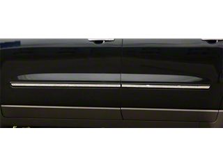 4-Piece Stainless Steel Window Sill Moldings For 2007-2014 Chevy Tahoe & Avalanche - Chrome Polished