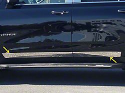Rocker Panel Trim; Upper Kit; Stainless Steel (21-25 Tahoe)