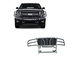 Rugged Grille Guard with 20-Inch LED Light Bar; Black (15-20 Tahoe)