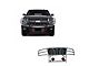 Rugged Heavy Duty Grille Guard with 7-Inch Red Round LED Lights; Black (15-20 Tahoe)