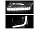 Signature Series LED DRL Projector Headlights; Black Housing; Clear Lens (15-18 Tahoe)