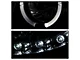 Signature Series LED Halo Projector Headlights; Black Housing; Smoked Lens (07-14 Tahoe)