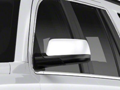 Snap-On Replacement Mirror Covers; Chrome (15-20 Tahoe)