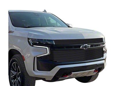 Stainless Steel Billet Upper Grille Insert; Black (21-25 Tahoe w/ Z71 Package, LS)