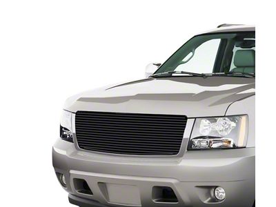 Stainless Steel Billet Upper Grille Insert; Black (07-14 Tahoe, Excluding Hybrid)