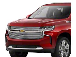 Stainless Steel Billet Upper Grille Insert; Polished (21-25 Tahoe High Country)