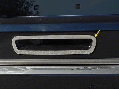 Tailgate Handle Accent Trim; Stainless Steel (21-25 Tahoe)
