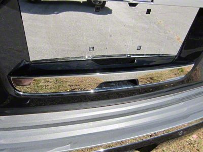 Tailgate Handle Accent Trim; Stainless Steel (15-20 Tahoe)