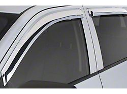 Tape-Onz Sidewind Deflectors; Front and Rear; Chrome (15-20 Tahoe)