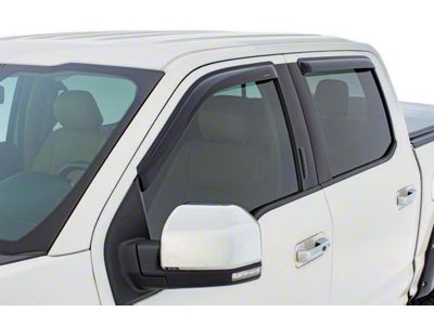 Tape-Onz Sidewind Deflectors; Front and Rear; Smoke (15-20 Tahoe)