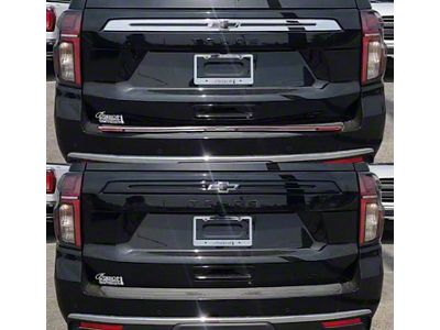 Trunk Molding; Gloss Black (21-24 Tahoe)