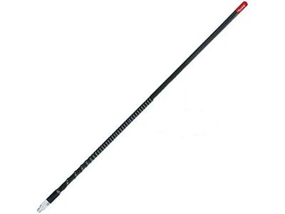 Ultra Flexible Weather Band CB Antenna with Tuneable Tip; 3-Foot; Black (Universal; Some Adaptation May Be Required)