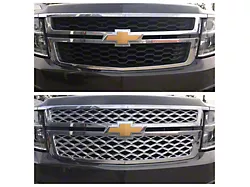 Upper Grille Cover; Chrome (15-20 Tahoe)