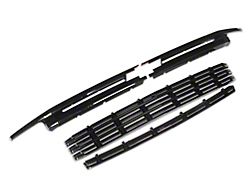 Chrome Delete Upper Grille Cover; Gloss Black (21-25 Tahoe LT)