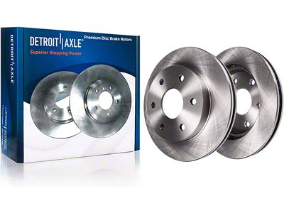 Vented 6-Lug Rotors; Rear Pair (07-20 Tahoe)