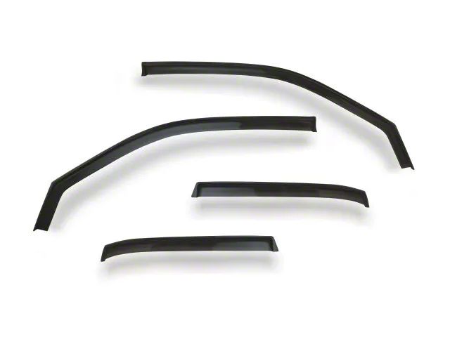 Ventgard Window Deflectors; Smoked; Front and Rear (07-14 Tahoe)