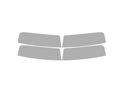 Window Tint Pre-Cut Kit; Windshield Eyebrow; 25% Medium (21-25 Tahoe)
