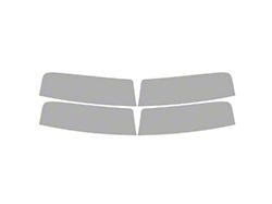 Window Tint Pre-Cut Kit; Windshield Eyebrow; 5% Dark (21-25 Tahoe)