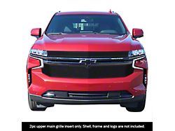 Wire Mesh Upper and Lower Grille Overlay; Black (21-24 Tahoe LT, Premier, RST)