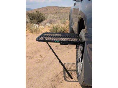 Tailgater Tire Table Aluminum Tire Table; Small (Universal; Some Adaptation May Be Required)