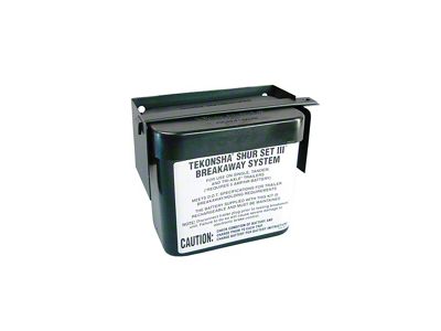 Lockable Trailer Battery Case; With Partition For Shur-Set III; Plastic