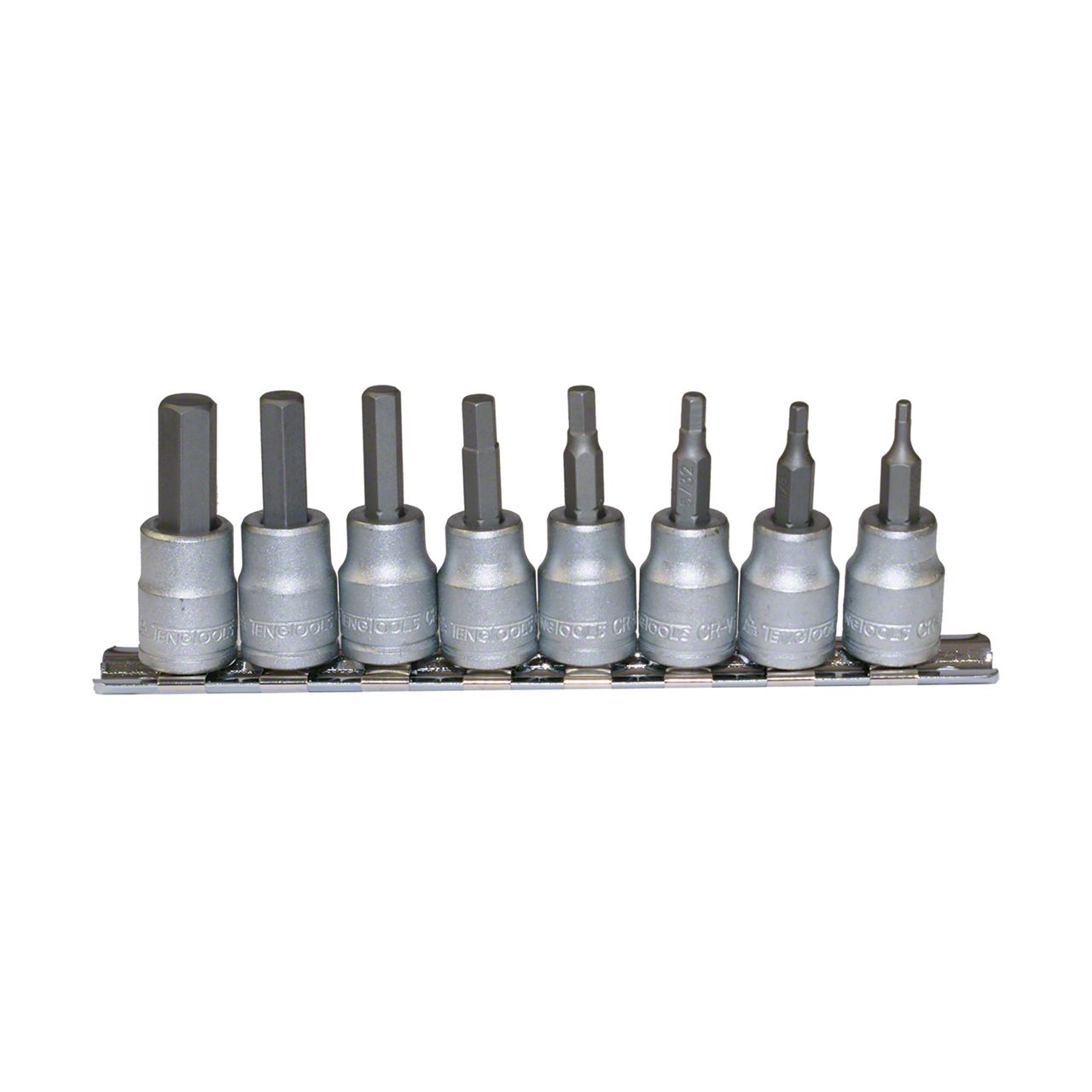 Teng Tools Universal AT 3/8-Inch Drive SAE Hex Bit Socket Set; 8-Piece ...
