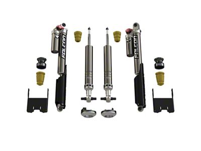 Falcon Shocks 0 to 2.25-Inch Sport Tow/Haul Shock Leveling System (15-25 F-150 w/o CCD System, Excluding Raptor)