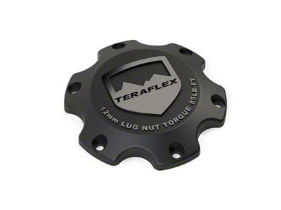 Teraflex Nomad Off-Road Wheel Center Cap; Black (Fits Teraflex Branded Wheels Only)
