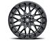 Terra Offroad TR-10 Glossy Black Milled 6-Lug Wheel; 20x10; -25mm Offset (14-18 Silverado 1500)