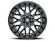 Terra Offroad TR-10 Glossy Black Milled 6-Lug Wheel; 22x10; -25mm Offset (15-20 F-150)