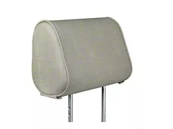 The Headrest Safe Co. Headrest Safe; Passenger Side; Light Gray; Cloth Cover (Universal; Some Adaptation May Be Required)