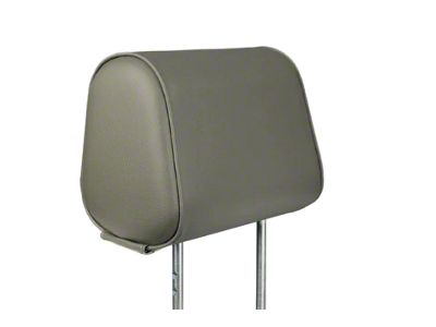 The Headrest Safe Co. Headrest Safe; Passenger Side; Dark Gray; Vinyl Cover (Universal; Some Adaptation May Be Required)