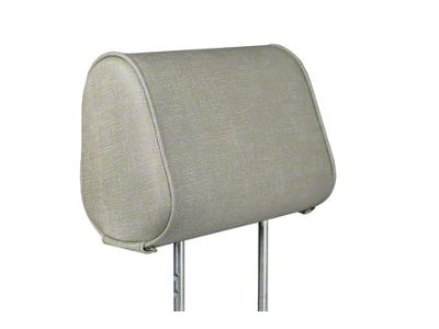 The Headrest Safe Co. Headrest Safe; Passenger Side; Light Gray; Cloth Cover (Universal; Some Adaptation May Be Required)