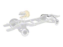 The Right Stuff Detailing Pre-Bent Rear Axle Brake Line; Stainless Steel (2000 Silverado 1500)