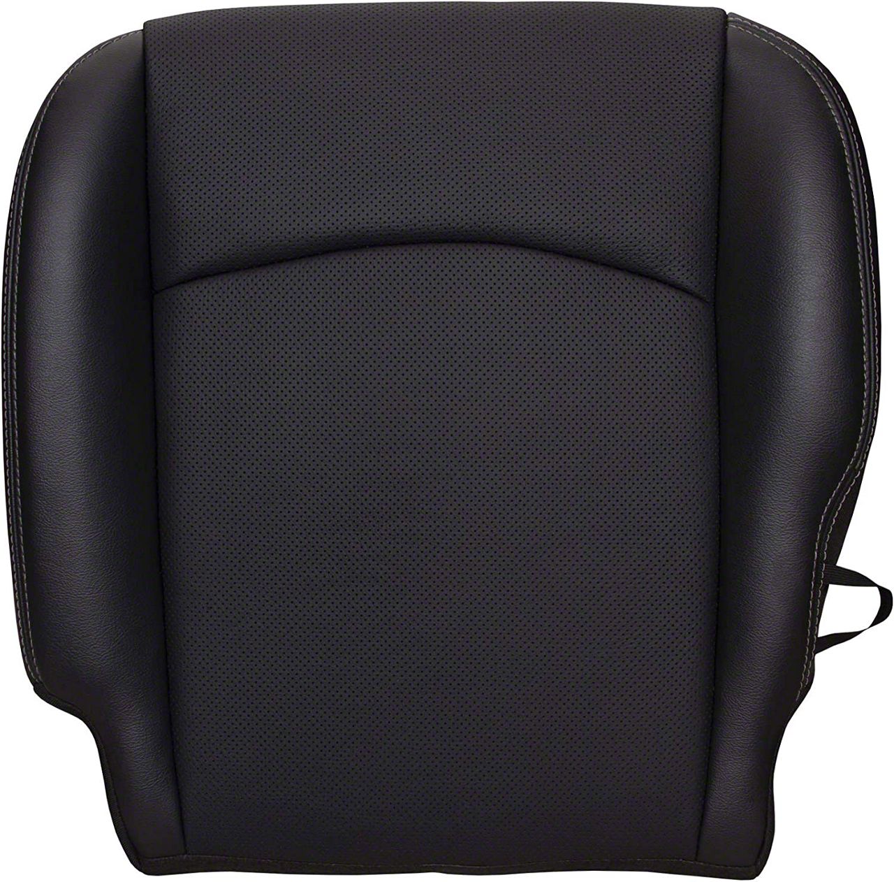 Funda De Asiento De Cuero Perforado Gris Oscuro Para Dodge Ram 2500 Sport 2010-2012, Solo La Base Del Conductor