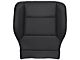 Perforated Leather Bottom Seat Cover; Driver Side Black (14-16 Sierra 1500 SLT)