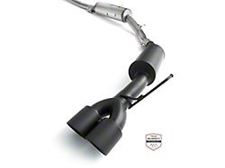 Thermal R&D 3-Inch Single Exhaust System with Dual Black Coated Tips; Side Exit (22-26 2.0L EcoBoost Maverick w/o Gasoline Particulate Filter)