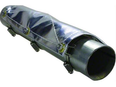 Thermo Tec Clamp On Exhaust Heat Shield; 2-Foot x 4-Inch (Universal; Some Adaptation May Be Required)