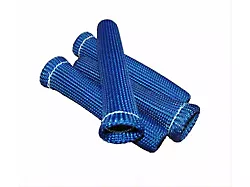 Thermo Tec Braided Plug Wire Sleeve; 6 x .375-Inch; Blue; 4-Pack (Universal; Some Adaptation May Be Required)