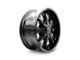 Thret Offroad Vulcan Gloss Black 6-Lug Wheel; 17x9; -12mm Offset (04-08 F-150)